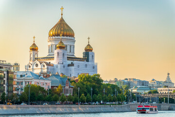 Cathedral of Christ the Saviour in Moscow, Russia