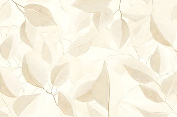 White background with beige leaf veins