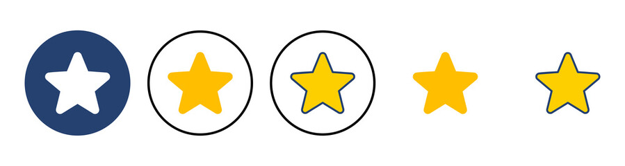 Star Icon vector. rating icon vector. favourite star icon