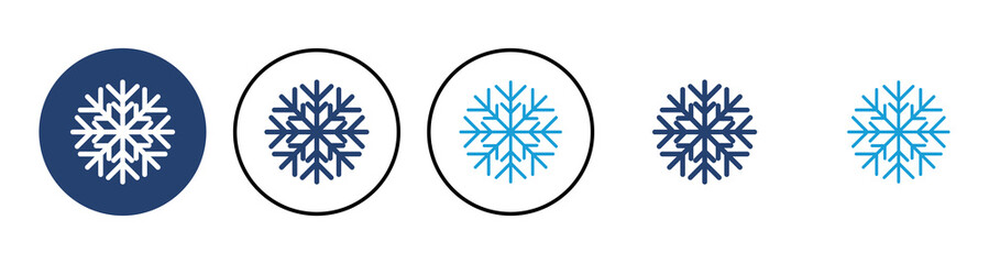 Snow icon vector. snowflake icon vector