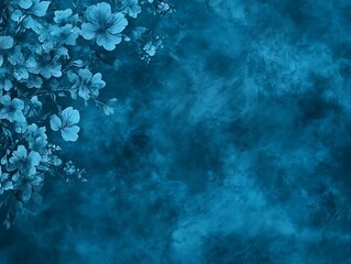 deep blue watercolor texture with vintage marbled effects