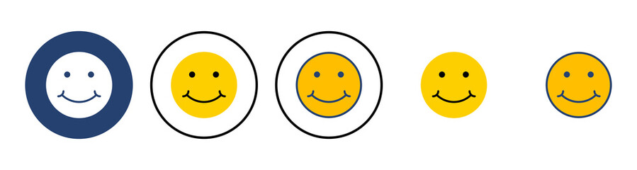 smile icon vector. smile emoticon icon. feedback