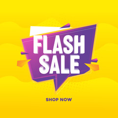 flash sale banner template vector. big super sale template illustration. sale banner template