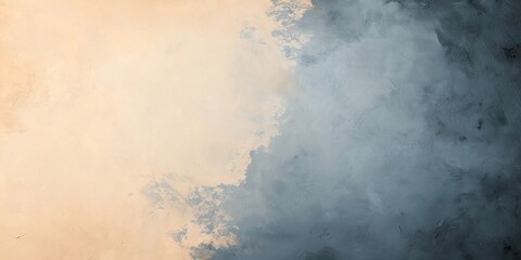 Soft, smoky textures in shades of gray and beige, creating a minimalist and abstract background with atmospheric depth.modern interior design, art,abstract,banner