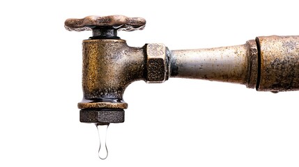 Leaking Rusty Faucet