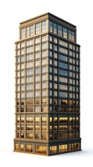 A Majestic Skyscraper in the Heart of the City: Architectural Excellence in Modern Design