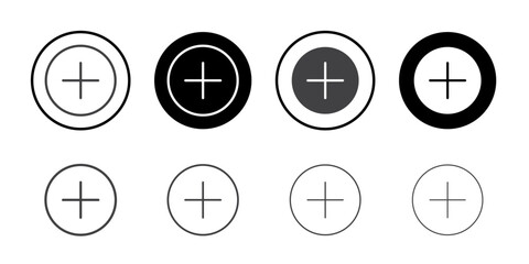 Add new icon simple vector symbol