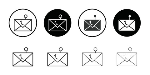 Email phishing icon simple vector symbol