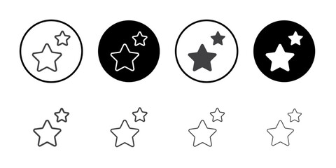 Star icon simple vector symbol