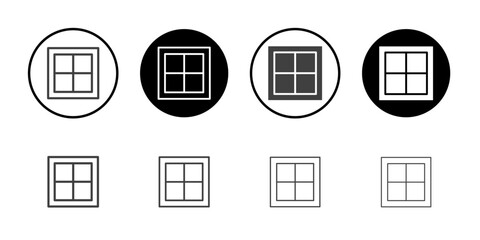 window icon simple vector symbol