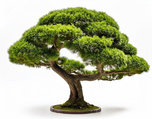 Fototapeta premium chinese tree in the white background studio shot 