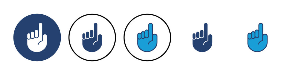 Hand icon vector. hand vector icon, palm