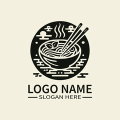 Chinese Cuisine Logo Design, Asian Food Logo, Oriental Food, Delicious Food, Restaurant Logo