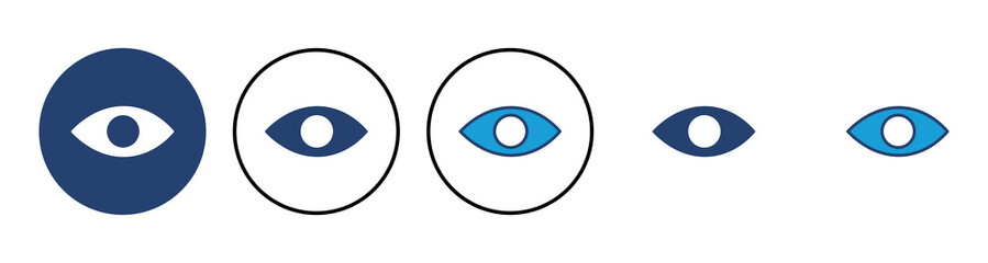 Eye icon vector. Eye vector icon. Look and Vision icon.