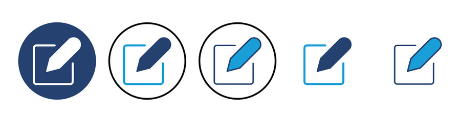 Edit icon vector. edit document icon. edit text icon. pencil. sign up