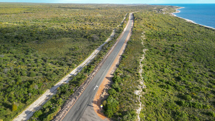 Western Australia beekeepers' sanctuary from above, showcasing sustainable practices and natural beauty