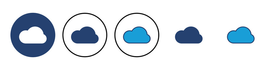 cloud icon vector. cloud vector icon