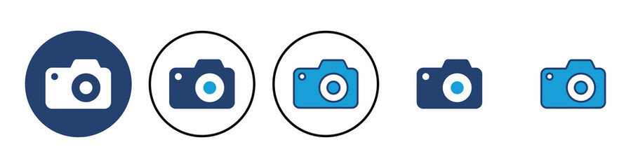 Camera icon vector. photo camera icon. camera photography icon.