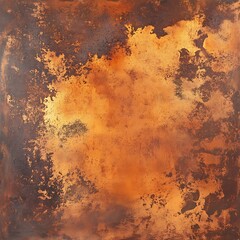 Rusty metal surface with bolt and nut, closeup of photo