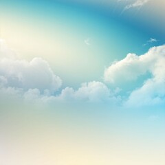 Obraz premium blue sky with clouds