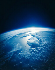 宇宙 地球 Sunrise over earth Generative AI	
