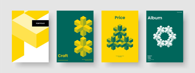 Geometric Report Template. Isolated Business Presentation Layout. Creative Poster Design. Background. Book Cover. Brochure. Banner. Flyer. Newsletter. Catalog. Portfolio. Notebook. Journal