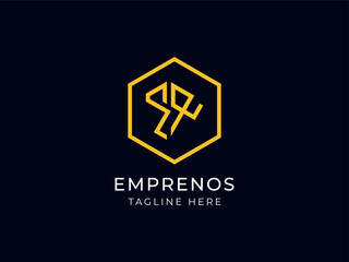Fototapeta premium Modern letter logo design 