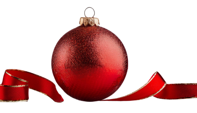 red christmas balls