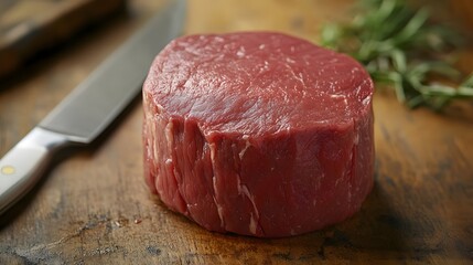 Raw Beef Filet Mignon Ready For Cooking