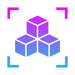 Obraz premium Cubes Icon