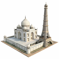 isolated on transparent background 3d rendering