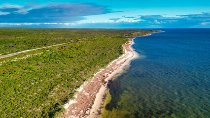 Western Australia beekeepers' sanctuary from above, showcasing sustainable practices and natural beauty
