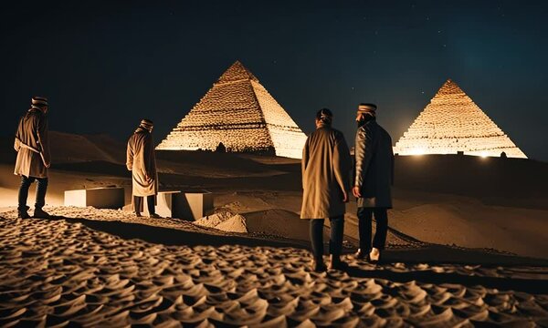 Tomb robbers in Egyptian.