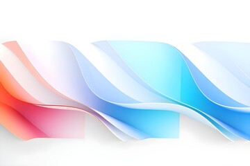 Vibrant Wave Ribbons Isolated Abstract Texture With Minimalistic Aesthetics Background