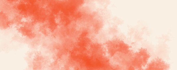 Atmospheric and Cloudy Orange Watercolor Background Featuring Subtle Warm Tones
