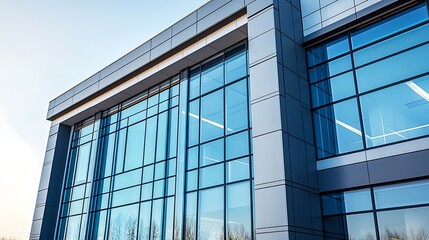 Contemporary Architectural Design with Sleek Exterior and Glass Windows