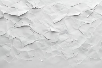 Fototapeta premium Bright white texture with scattered paper-like wrinkles