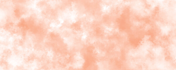The Warmth of Peachy Tones Intertwined with the Gentle Lightness of White Mist
