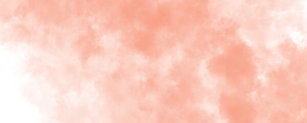 A Whisper of Peach Clouds Flowing into a Bright and Airy White Canvas
