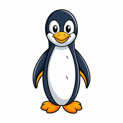 penguin on the snow