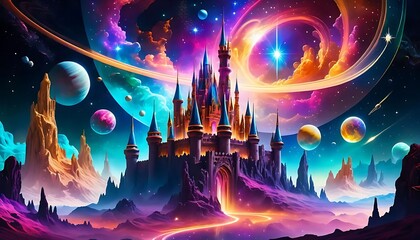 Cosmic Castle in a Starry Universe