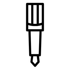 Ink Pen Writing Line Icon