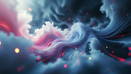 Abstract Composition with Depth and Perspective