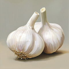 Obraz premium garlic