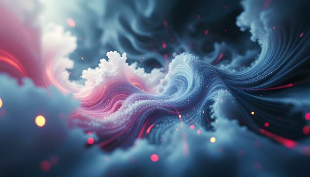 Abstract Composition with Depth and Perspective