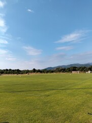golf course with sky