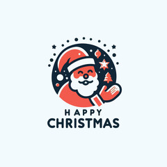 vector image of merry christmas logo