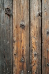 Naklejka premium Wooden wall with nails