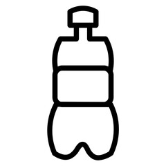 Bottle Drink Water Line Icon
