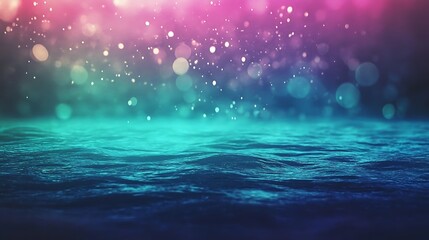 vivid teal gradient with glowing effects 